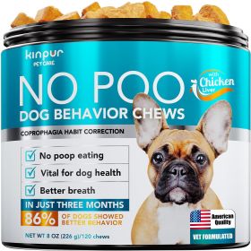 No Poo Chews for Dogs Stop Poop Eating Behavior Probiotics and Digestive Enzymes for Dogs Bad Breath Support for All Breeds Digestive and Gut Hea